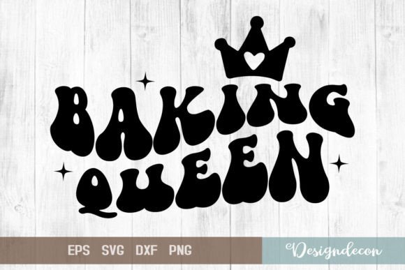 Baking Queen Retro Groovy Svg Review