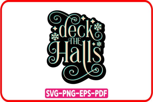 Deck the Halls, Retro Christmas SVG Review