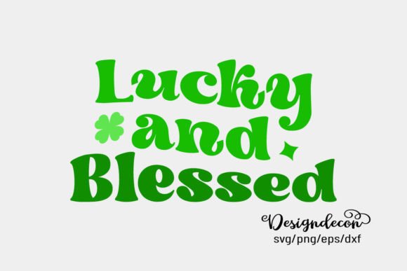 Lucky and Blessed Retro Groovy SVG Review