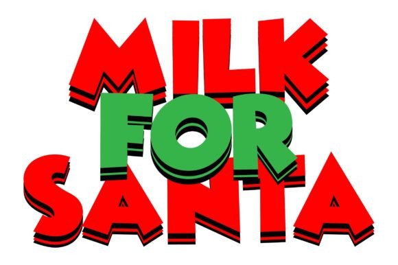 Milk for Santa Retro Christmas Svg Review