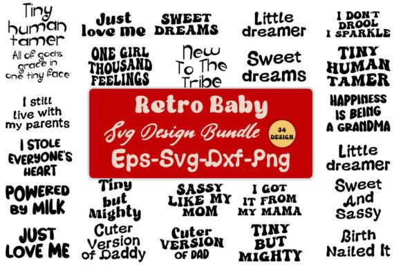 Retro Baby SVG Design Bundle Review