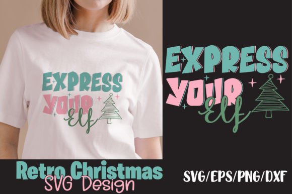 Retro Christmas Svg, Express You ELF Review