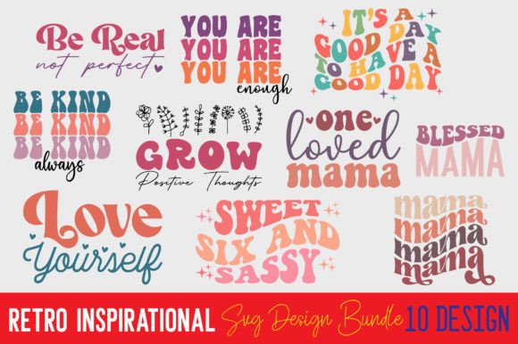Retro Inspirational SVG Design Bundle Review