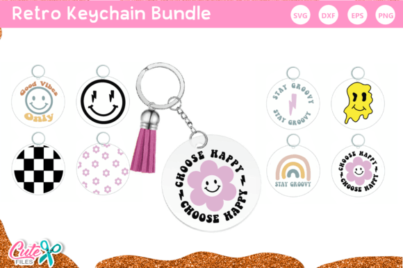 Review: Retro Keychain SVG Bundle for Crafters
