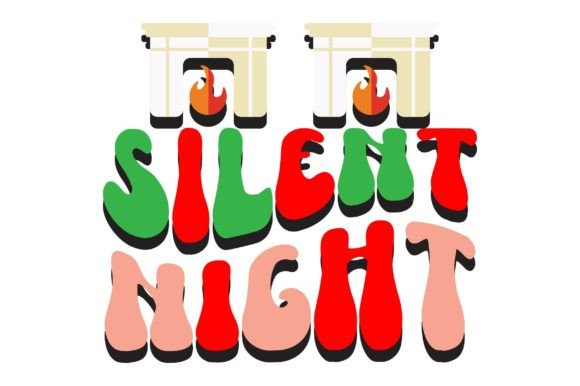 Silent Night Retro Christmas Svg Review